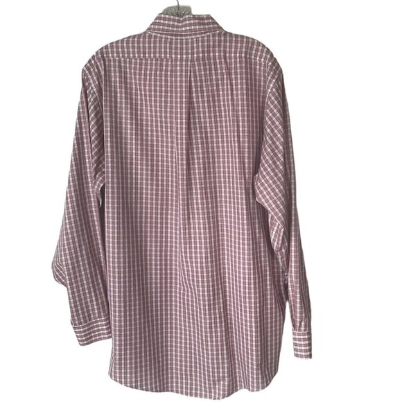 Brooks Brothers Mens Button Down Shirt Pink Traditional Fit Size 16 1/2 - Picture 2 of 7